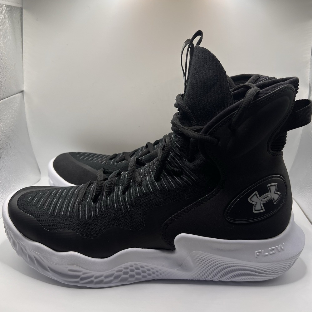 Under Armour Women's Flow Highlight Ace Volleyball Shoes 12.5 Black High Top New